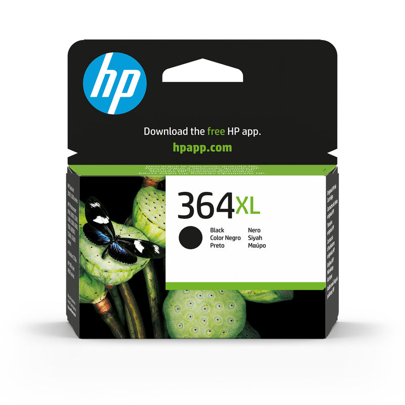 HP Original 364XL-blækpatron med høj kapacitet, sort