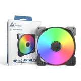 Montech HP140 ARGB PWM Computerkabinet Ventilator 14 cm Sort 1 stk