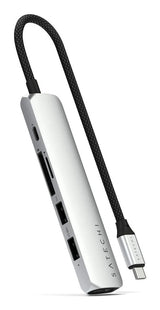 Satechi ST-P6SS interface hub USB Type-C 10000 Mbit/s Sølv