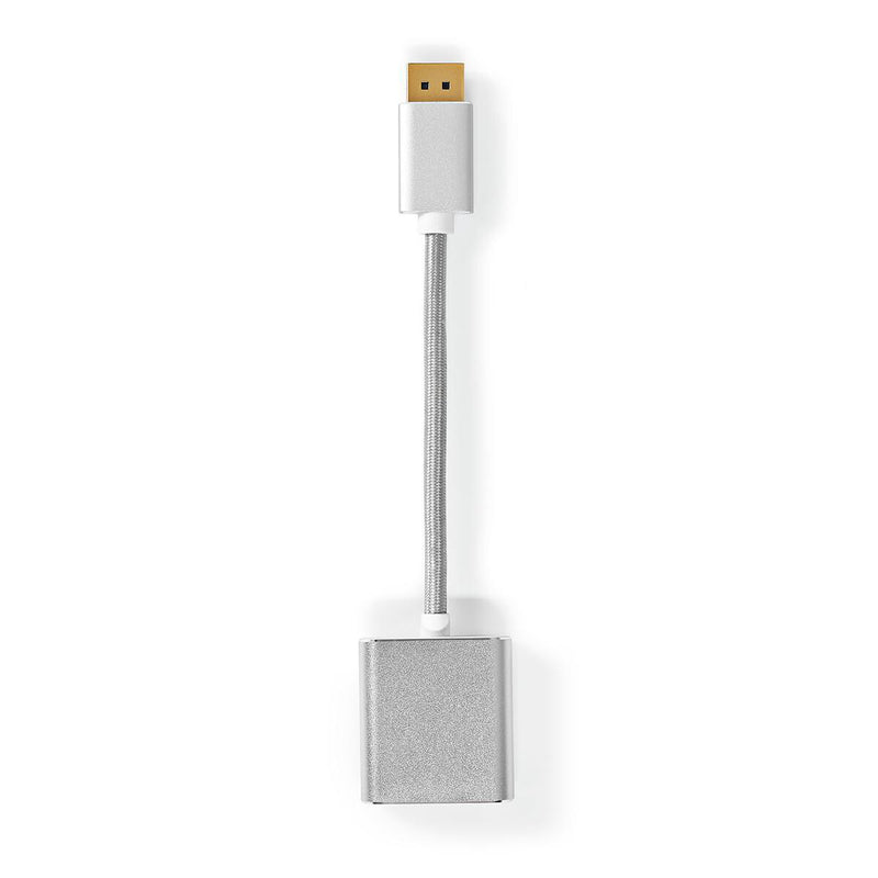 Nedis CCTB37250AL02 videokabel adapter 0,2 m DisplayPort DVI-D Sølv