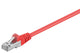 Goobay 68035 netværkskabel Rød 5 m Cat5e SF/UTP (S-FTP)