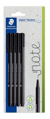 Staedtler 334-9 BK4 fineliner Ultrafin Sort 4 stk