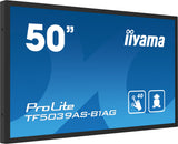 iiyama TF5039AS-B1AG computerskærm 125,7 cm (49.5") 3840 x 2160 pixel 4K Ultra HD LED Berøringsskærm Sort