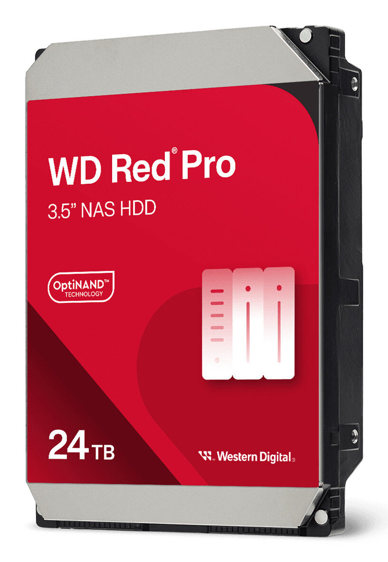 Western Digital Red Pro WD241KFGX harddisk 24 TB 7200 rpm 3.5" SATA