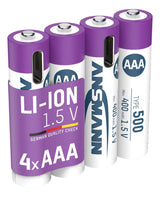 Ansmann 1311-0028 husholdningsbatteri Genopladeligt batteri AAA Lithium-Ion (Li-Ion)