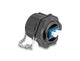 DeLOCK 87886 fiber adapter LC/LC 1 stk Sort, Blå