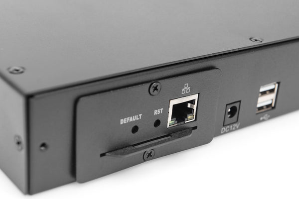 Digitus DS-72217 KVM Switch Stativ-montering Sort
