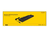 DeLOCK 12115 tastatur Spil USB QWERTZ Tysk Sort