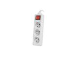 Lanberg PS1-03E-0300-W stikdåse 3 m 3 AC stikkontakt(er) Indendørs Hvid