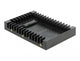 DeLOCK Installation Frame for 2.5″ SATA drive 8,89 cm (3.5") Opbevaring drev bakke Sort