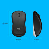 Logitech 920-008677 tastatur Mus inkluderet Universel RF trådløst QWERTZ Schweizisk Sort