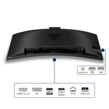 Philips 3000 series 34B2U3600CH/00 computerskærm 86,4 cm (34") 3440 x 1440 pixel Wide Quad HD LCD Sort