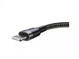 Baseus CALKLF-RG1 Lightning kabel 3 m Grå, Sort