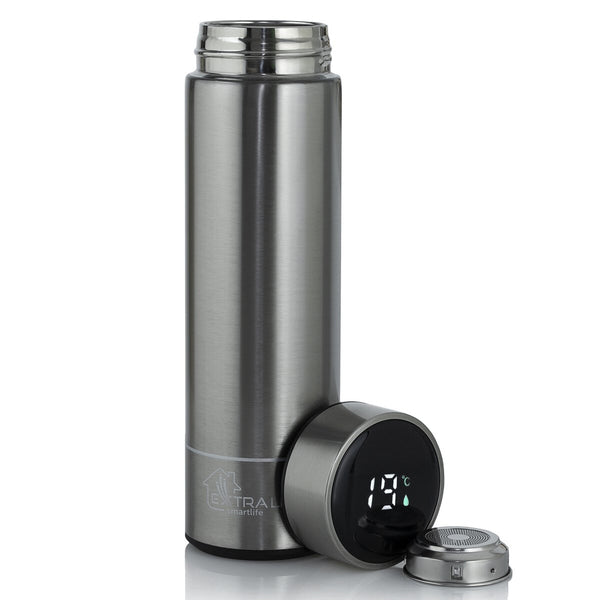 Extralink MUG-SMART500 SILVER rejsekrus 500 ml Sølv Rustfrit stål