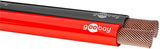 Goobay 15100 lydkabel 25 m Sort, Rød