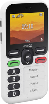 Doro Leva X10 6,1 cm (2.4") 117 g Sort, Hvid Senior telefon
