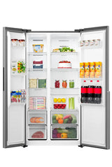 Gorenje NRS917E41X side-by-side køle-fryseskab Fritstående 544 L Grå