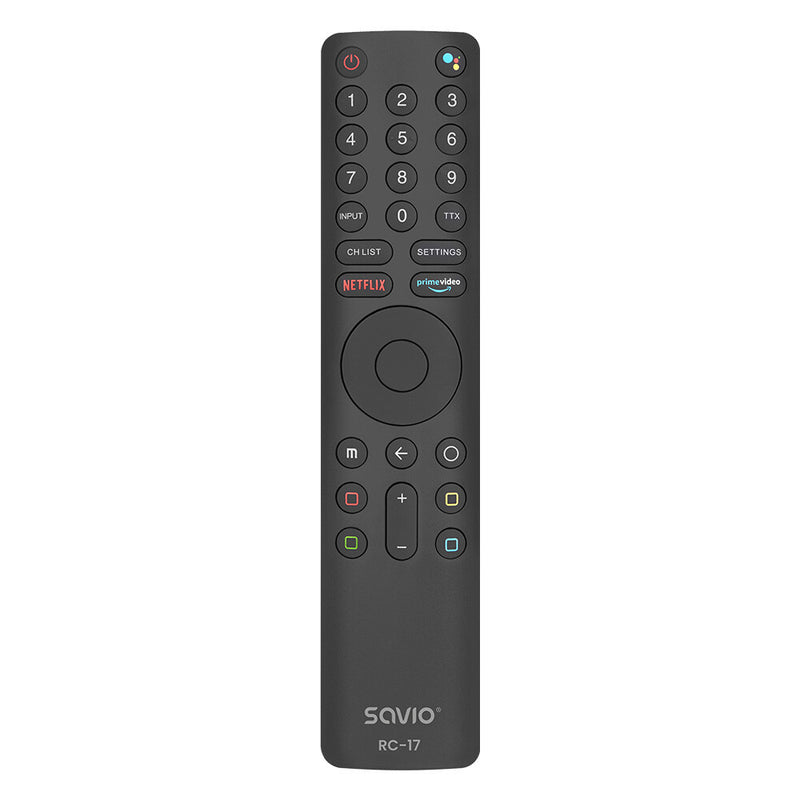 Savio SAVPILOTRC17 XIAOMI fjernbetjening IR/Bluetooth TV Tryk på knapper