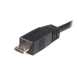 StarTech.com UUSBHAUB2M USB-kabel USB 2.0 2 m USB A Micro-USB B 0,48 Gbit/sek. Sort