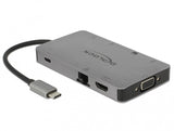 DeLOCK 87735 dockingstation Ledningsført USB 3.2 Gen 1 (3.1 Gen 1) Type-C Grå