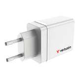 Verbatim 49701 oplader til mobil enhed Universel Hvid Vekselstrøm Hurtig opladning Indendørs