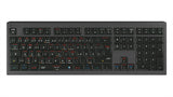 Logickeyboard LKB-OSX-A2M-DE tastatur Spil USB QWERTZ Tysk Sort