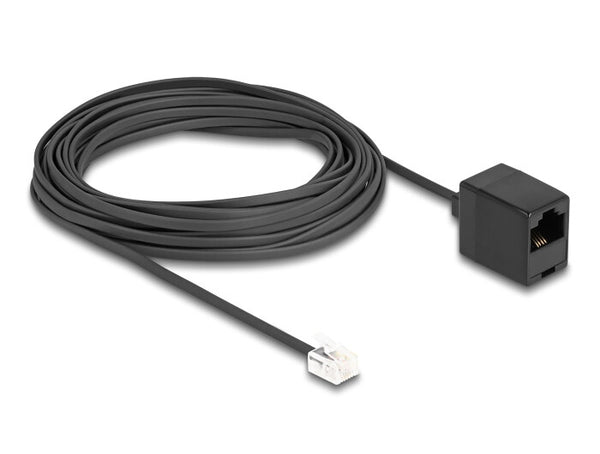 DeLOCK 88096 telefonkabel 10 m Sort