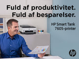 HP Smart Tank 7605 Trådløst All-in-One Farve Printer, Tosidet print; Kopimaskine, scanner