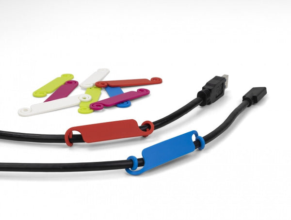 DeLOCK 18406 kabelmarkering Flerfarvet Termoplastisk polyetherpolyurethan 62 mm 10 stk