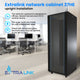Extralink 37U 600X1000 STANDING RACKMOUNT CABINET BLACK Vægmonteret stativ Sort