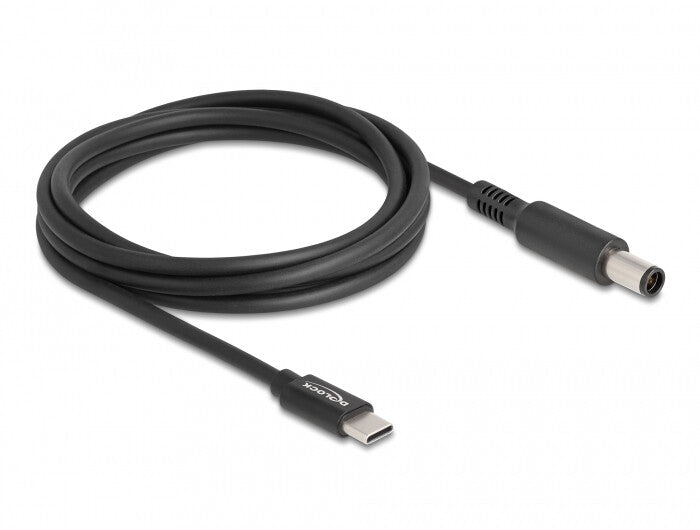 DeLOCK 87975 el-ledning Sort 1,5 m USB C 7.4 x 5.0 mm