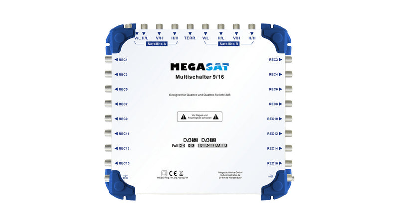 Megasat 0600153 satellit multikontakt 9 inputs 16 outputs