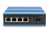 Digitus DN-651130 netværksswitch Ikke administreret Fast Ethernet (10/100) Sort, Blå