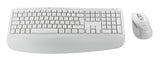 Logitech Signature Comfort Plus Combo MK880 tastatur Mus inkluderet Universel RF trådløs + Bluetooth QWERTY Engelsk Hvid