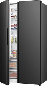 Hisense RS3P558NEFC side-by-side køle-fryseskab Fritstående 544 L Sort