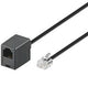 Goobay 15m RJ-11 Cable Sort
