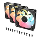 Corsair RS120-R ARGB Computerkabinet Ventilator 12 cm Sort 3 stk