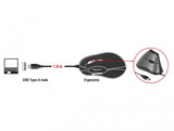 DeLOCK 12527 mus Kontor Højre hånd USB Type-A Optisk 800 dpi