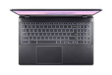Acer Chromebook CBE595-2-56QX Intel Core 5 120U 39,6 cm (15.6") Fuld HD 16 GB LPDDR5x-SDRAM 128 GB SSD Wi-Fi 6 (802.11ax) ChromeOS Grå