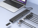 Conceptronic DONN32B dockingstation Ledningsført USB 3.2 Gen 1 (3.1 Gen 1) Type-C Grå, Sølv