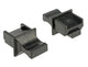 DeLOCK 64020 dækning af sokkel RJ-45 Sort 10 stk