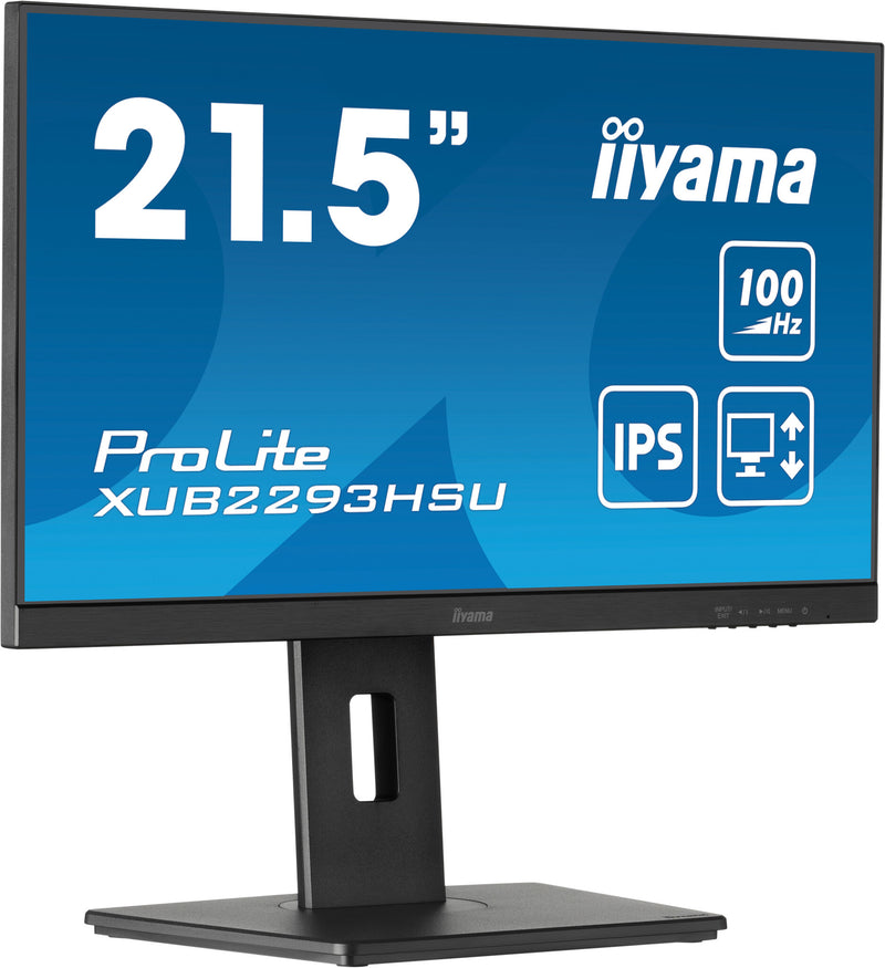 iiyama ProLite XUB2293HSU-B7 computerskærm 54,6 cm (21.5") 1920 x 1080 pixel Fuld HD LED Sort