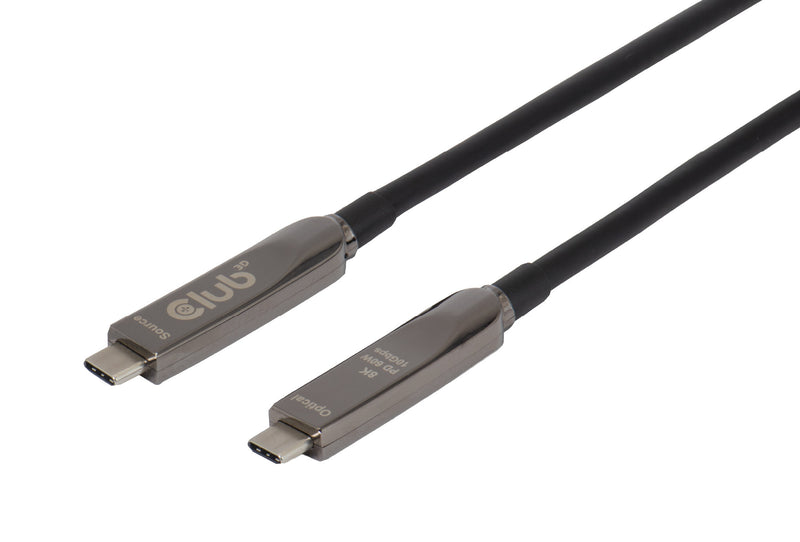 CLUB3D CAC-2580 USB-kabel 15 m USB C 10 Gbit/sek. 60 W Sort