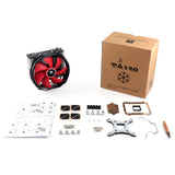 Thermalright TA140 Computerkølesystem Processor Luftkøler 14 cm Grå, Rød
