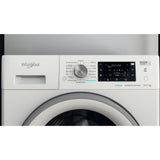 Whirlpool FFWDD 1076258 SV EE vaskemaskine - tørretumbler Fritstående Front-læsning Hvid