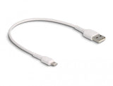 DeLOCK 87866 Lightning kabel 0,3 m Hvid