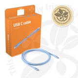 CLUB3D CAC-3003 USB-kabel USB4 Gen 2x2 2 m USB C 20 Gbit/sek. 240 W Blå