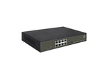 LevelOne GES-2110P netværksswitch Administreret L2 Gigabit Ethernet (10/100/1000) Strøm over Ethernet (PoE) Sort