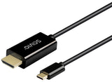 Savio Cl-190 USB-kabel 1 m USB C Sort