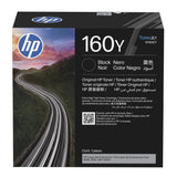 HP Original 160Y LaserJet-tonerpatron, sort